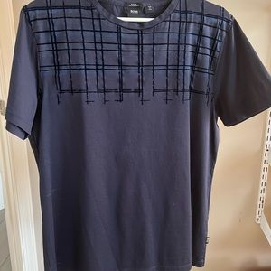 Navy Blue Hugo Boss Dress slim-fit t-shirt